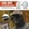 Ergodyne Skullerz MODI OTG Anti-Scratch and Enhanced Anti-Fog Safety Goggles with Neoprene Strap, Smoke Lens 60303